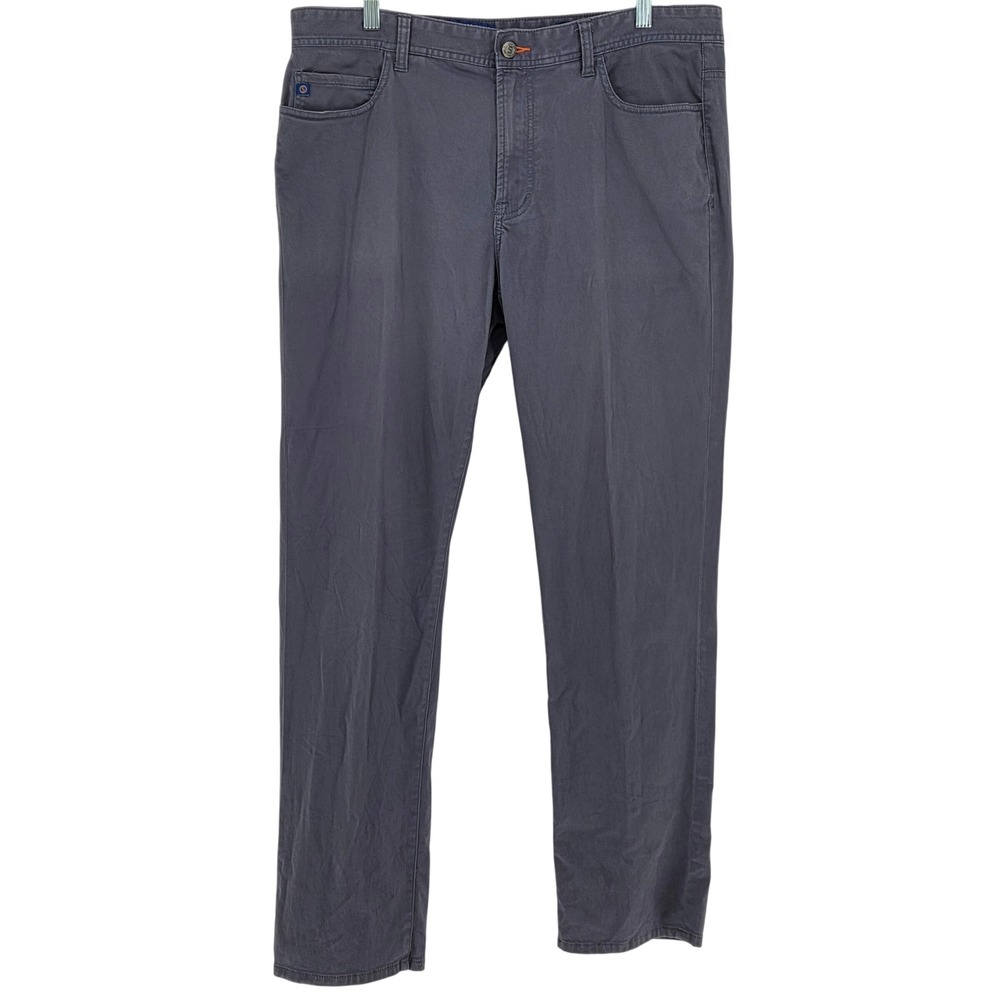 Stitch's Britches Men's 36x32 (inseam 31) Casual Chino Pants Gray 5 Pocket‎